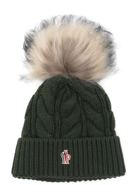 Green braided hat Moncler Grenoble - women